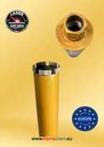 Carotă diamantată pentru beton Ø92 mm, L 500 mm, 1 1/4″ UNC – ForceDiam Golden Edition - imagine 2