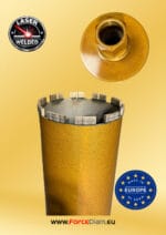 Ø 117 Carota Diamantata ForceDiam Gold Edition, Diametru 117mm,L 500mm, 1 1/4″ - imagine 2