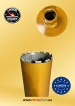 Carotă diamantată pentru beton Ø162 mm, L 450 mm, 1 1/4″ UNC – ForceDiam Golden Edition - imagine 2