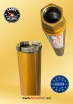 Detaliu segmenți Hilti SP-H Speed — carotă diamantată ForceDiam Gold Edition Ø56 mm