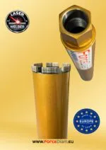 Carotă diamantată pentru beton Ø68 mm, L 500 mm, 1 1/4″ UNC – ForceDiam Golden Edition - imagine 2