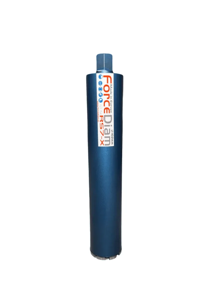 Carotă diamantată pentru beton ForceDiam RS7-X Ø102 mm