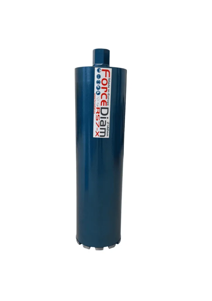 Carotă diamantată pentru beton ForceDiam RS7-X Ø142 mm