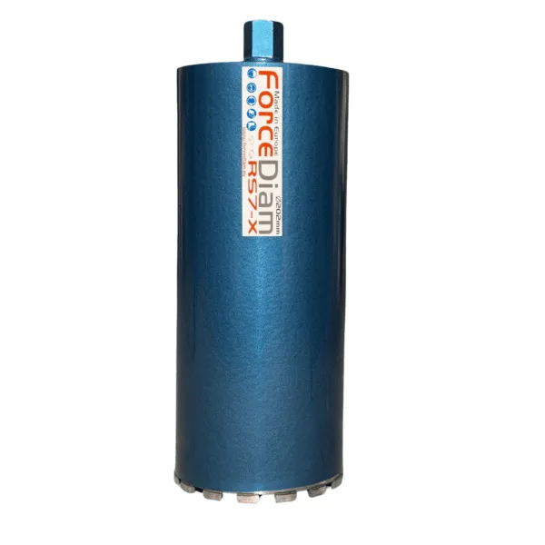 Carotă diamantată pentru beton ForceDiam RS7-X Ø202 mm