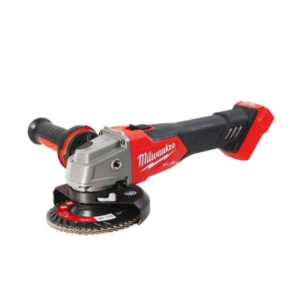 Polizor unghiular 115 mm cu turație variabilă, frânare și comutator tip clapetă M18 FUEL