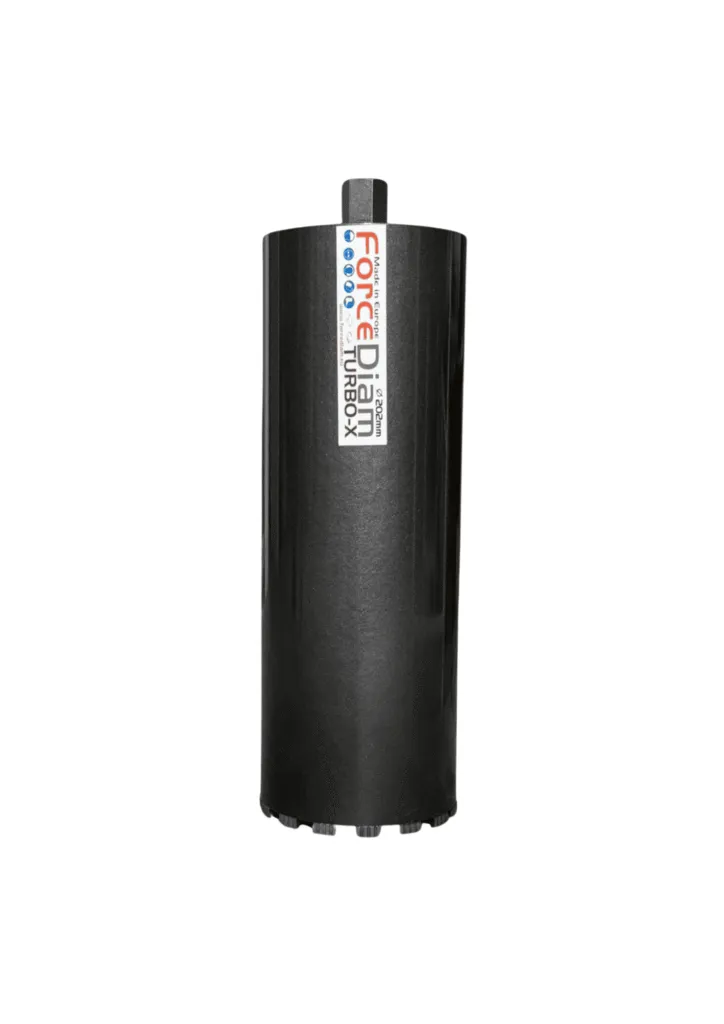 Carotă diamantată pentru beton ForceDiam TURBO-X Ø202 mm