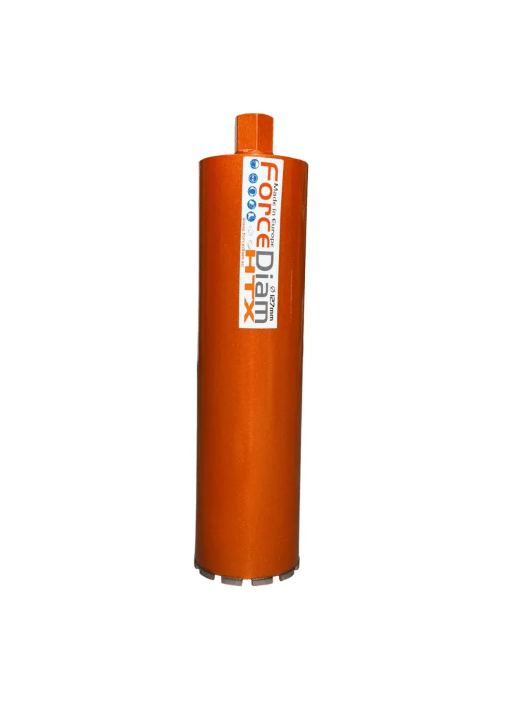 Carotă diamantată pentru beton ForceDiam HTX Ø127 mm