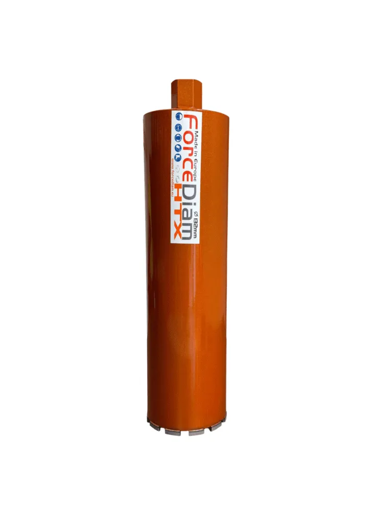 Carotă diamantată pentru beton ForceDiam HTX Ø132 mm