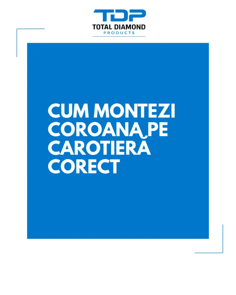 Cum montezi coroana pe carotieră corect