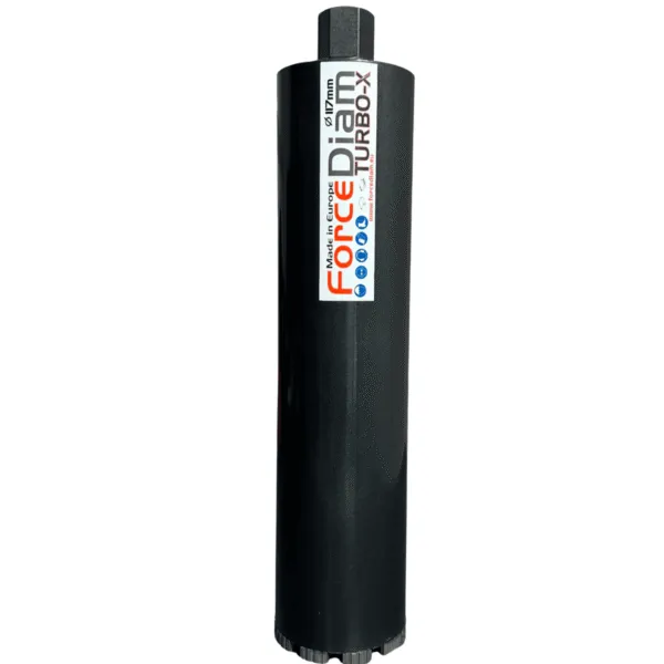 Carotă diamantată pentru beton ForceDiam TURBO-X Ø117 mm