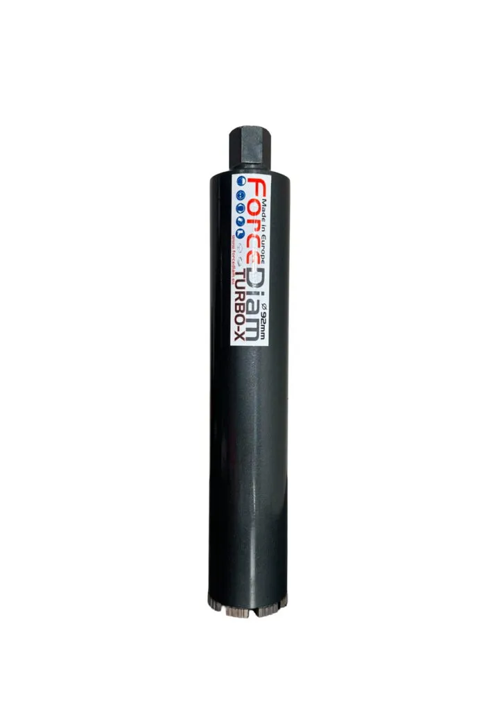 Carotă diamantată pentru beton ForceDiam TURBO-X Ø92 mm