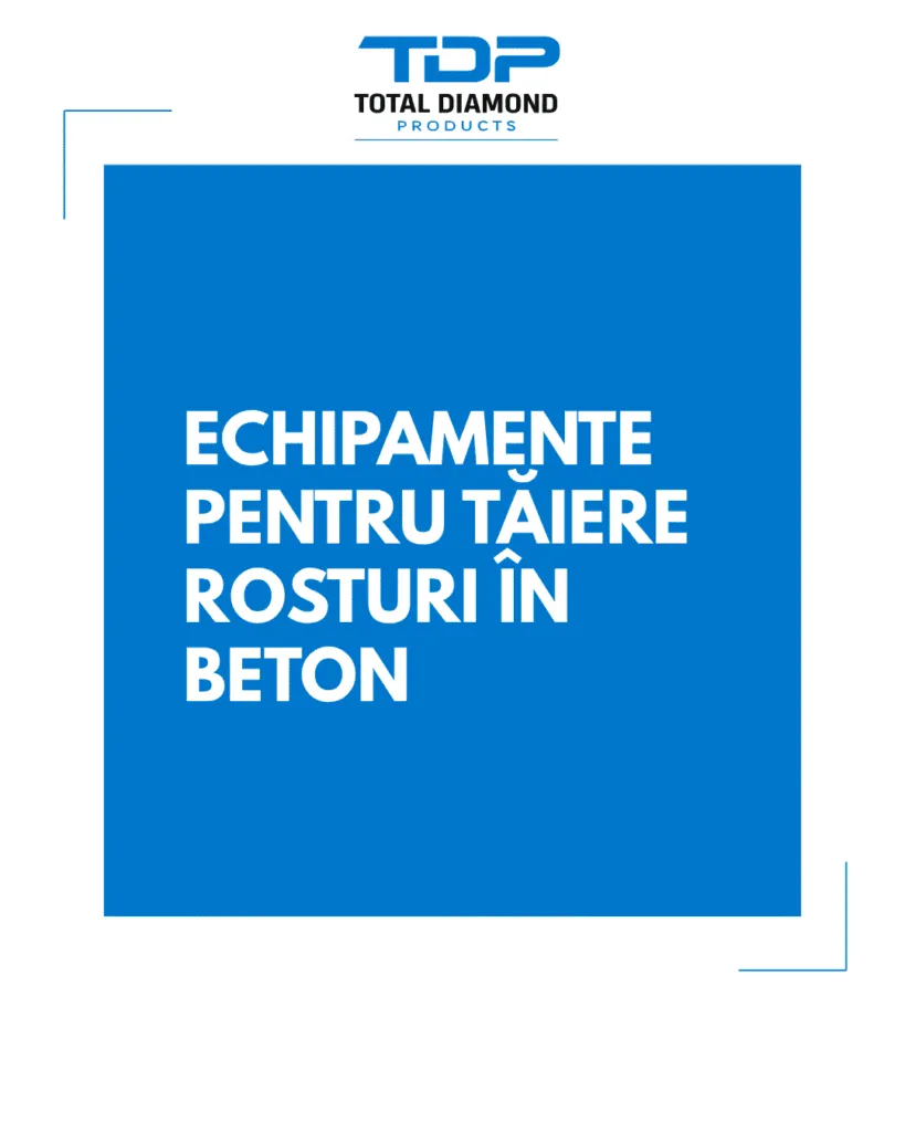 Echipamente pentru tăiere rosturi în beton