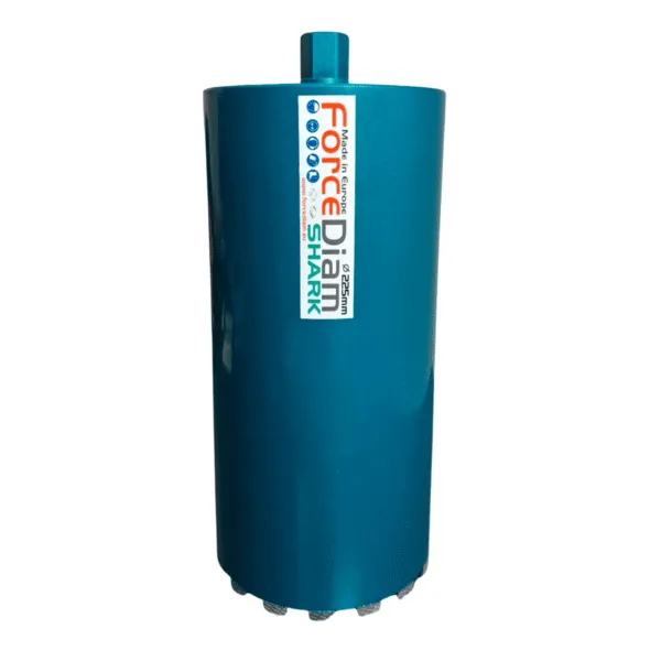 Carotă diamantată pentru beton ForceDiam SHARK Ø225 mm