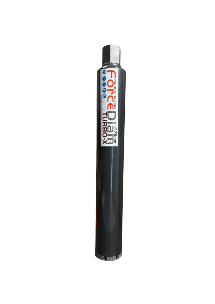 Carotă diamantată pentru beton ForceDiam TURBO-X Ø72 mm