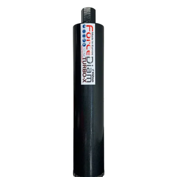 Carotă diamantată pentru beton ForceDiam TURBO-X Ø102 mm