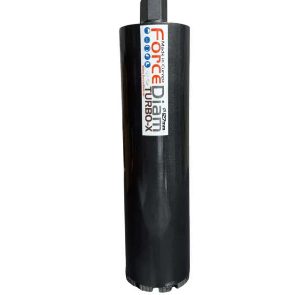 Carotă diamantată pentru beton ForceDiam TURBO-X Ø127 mm