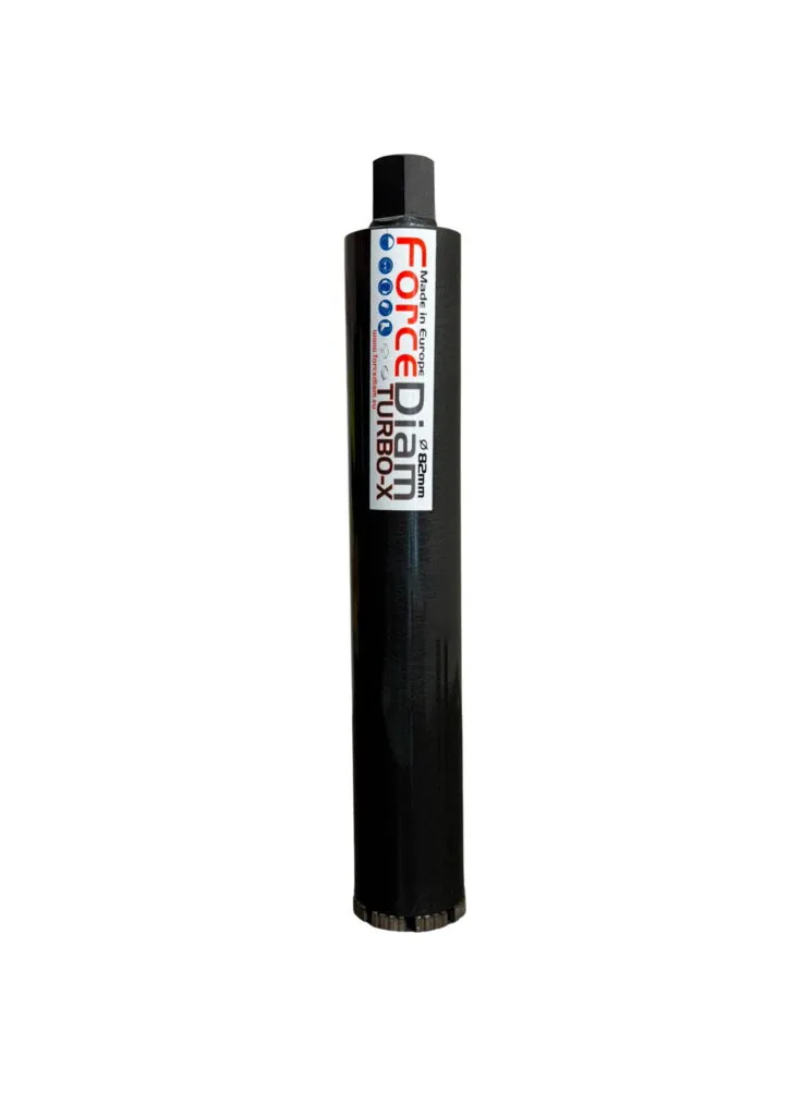 Carotă diamantată pentru beton ForceDiam TURBO-X Ø82 mm